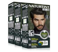 Naturtint Men | Colorazione Permanente Senza Ammoniaca Speciale per Uomini | 100% Copertura dei Capelli Grigi | Colore Naturale e Duraturo | Ingredienti Naturali | 1N Nero | Confezio