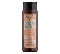NaturVital Shampoo Curly per capelli ricci, ondulati o testurizzati, con cocco e karité senza solfati e parabeni, 280 ml
