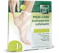 Allga San Piedi Care - Maschera Piedi Esfoliante Idratante con 2 Calzini Idratanti, Ottima per Peeling Piedi, Duroni, Calli e Talloni Secchi e Screpolati - Con Concentrato Attivo