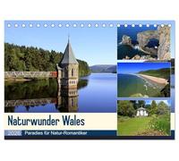 Naturwunder Wales (Tischkalender 2026 DIN A5 quer), CALVENDO Monatskalender: Paradies für Natur-Romantiker