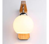 NATWEE Applique da parete, E27 Lamplky in vetro bianco, paralume da parete ad alta trasmittanza per decorare soggiorno, ristorante, caffetteria, è così gentile da parte tua