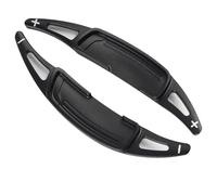 NATWEE Compatibile con Clio 5a Generazione 2019; per Captur 2a Generazione 2020; per Arkana 2021; Accessori per L'estensione del Paddle del Cambio del Volante Dell'auto Palette per Volante(Black)