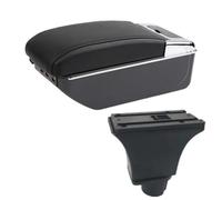 NATWEE Compatibile con Fiat per Panda per Cross 4x4 Scatola Bracciolo per Auto Scatola Portaoggetti Bracciolo Console Centrale Parti di Ricambio(2)