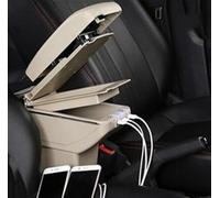 NATWEE Compatibile con Fiat per Panda per Cross 4x4 Scatola Bracciolo per Auto Scatola Portaoggetti Bracciolo Console Centrale Parti di Ricambio(4)