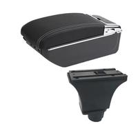 NATWEE Compatibile con Fiat per Panda per Cross 4x4 Scatola Bracciolo per Auto Scatola Portaoggetti Bracciolo Console Centrale Parti di Ricambio(color1)