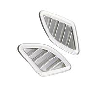 NATWEE Compatibile con per X1 F48 2016 2017 2018 2019 2020 2021 Car Air Vent Copertura Trim Aria Condizionata Adesivo Trim d'Aria condizionata(ABS Upgrade Silver)