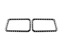 NATWEE Compatibile con Subaru per XV Crosstrek 2013 2014 2015 2016 2017 Car Interior Uscita Aria Trim Disappannamento Uscita Trim Adesivo Trim d'Aria condizionata