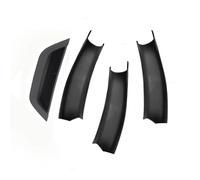 NATWEE Maniglia della portiera dell'auto 4 Pezzi Car Interior Door Handle Trim Panel Cover Pull Compatibile Con BMW X3 X4 F25 F26 PER 2010 2011 2012 2013 2014 2015 2016(LHD Black set)