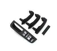 NATWEE Maniglia della portiera dell'auto Set Di Coperture Per Maniglie Per Porte Nere Beige Grigie Con Guida A Destra Compatibile Con Golf Per MK4 1999 2000 2001 2002 2003 2004(RHD Black 8pcs)