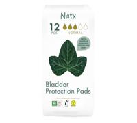 Naty Assorbenti per Vescica Normal, 12 pezzi | Strato superiore in cotone biologico certificato 100%, Essenziale post-parto, Protezione assorbente, Discreti, Per donne
