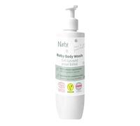 Naty Detergente Corpo per Bambini 240 ml - Origine Naturale, Senza Lacrime, Senza Profumo, Senza SLS/SLES, Dermatologicamente Testato, Vegano, Certificato COSMOS Natural, Per Pelli Sensibili