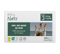 Naty Pannolini per bambini - Pannolini ecologici a base vegetale, ottimi per la pelle sensibile del bambino e aiutano a evitare le perdite (Taglia 3, 100 unità)