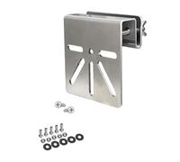 Naubluvo Supporto per grondaia in acciaio inox per fotocamera Eufy S340, SoloCam E30 e Eufy 4G LTE Cam S330, staffa di montaggio per grondaie, per telecamere di sicurezza, telecamere IP PTZ Dome per