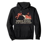 Naufragio Diver Relitto Explorer Ara Treasure Hunter Storia Felpa con Cappuccio