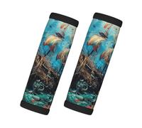 Naufragio sotto il mare bagagli maniglia Wrap 2PCS Ocean Fish valigia maniglia copertura con identificatori morbido neoprene valigia Grip Wrap accessori da viaggio
