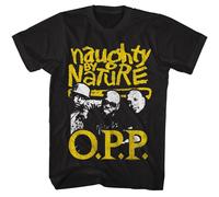 Naughty By Nature - OPP 2 Colore - American Classics - Nero Puro Adulto Short Sl
