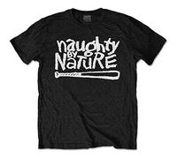 Naughty by Nature Maglietta OG Logo Unisex Black S