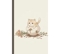 Naughty Cat Series: "If It Fits, I Sits" Hardback Notebook- 200 Pages - Funny Cat Journal for Cat Lovers - Cute Aesthetic Diary with Mischievous Kittens Illustration - Perfect Gift for Cat Lovers