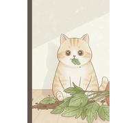 Naughty Cat Series: "Plant Killer" Hardback Notebook- 200 Pages - Funny Cat Journal for Cat Lovers - Cute Aesthetic Diary with Mischievous Kittens Illustration - Perfect Gift for Cat Lovers