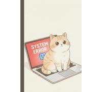 Naughty Cat Series: "Systems Error" Hardback Notebook- 200 Pages - Funny Cat Journal for Cat Lovers - Cute Aesthetic Diary with Mischievous Kittens Illustration - Perfect Gift for Cat Lovers