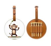 Naughty Monkey - Borsa portaoggetti per tee da golf, facile da trasportare e più efficiente nel giocare a golf