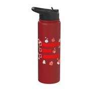 Naughty Nice Jennifer Divertente Natale Jennifer Nome Stainless Steel Insulated Water Bottle