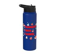 Naughty Nice Samuel Divertente Natale Samuel Nome Stainless Steel Insulated Water Bottle