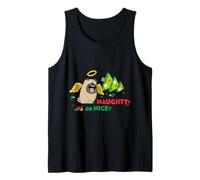 Naughty Or Nice Pets Angel Pug Natale Canotta