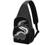 Naughty Skunk Crossbody Zaino Borsa a tracolla Leggero One Strap Sling Bag Viaggio Escursionismo Daypack