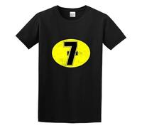 Naughty Tom Barry Sheene Mens Motorcycle Bike Racer 7 Logo Superbike Top 100% Cotton T-Shirts Men Black XL