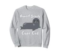 Nauset Beach Orleans Rustic Whimsy Cute Harbour Seal Coastal Felpa