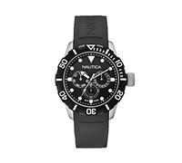 Nautica A13643G Orologio da Polso, Quadrante Analogico da Uomo, Cinturino in Resina, Colore Nero