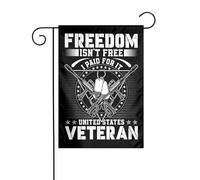 Nautica Bandiera Freedom Isn'T Free I Paid For It United States Veteran Robuste Bandiera Pace Appendere Decorazioni Da Giardino Per Estate Strada Decorazioni 12X18 Inch