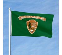 Nautica Bandiera National Park Service Robuste Bandiera Garden Con 2 Occhielli Bandiere Giardino Per Attività Estate Esterni 3X5 Ft