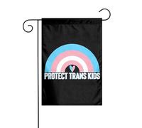 Nautica Bandiera Protect Trans Kids Robuste Bandiera Di Benvenuto Resistente Alle Intemperie Bandiere Giardino Per La Casa All'Aperto Esterni 12X18 Inch