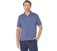 Nautica Classic Fit Short Sleeve Solid Soft Cotton Polo Shirt, Blu Indaco Tinta Unita, XL Uomo