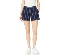 Nautica Comfort Tailored Stretch Cotton Solid And Novelty Short Pantaloncini, Blu Oltremare a Strisce, 40 Donna
