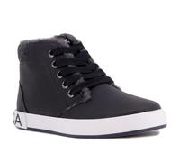 Nautica Kids Youth Boys Lace Up Dress Chukka Boot Little Big Kids-Palar-Black Grey Wool-4