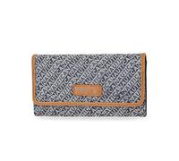 Nautica L'Oraganizer Perfect Carry-All Money Manager con Portafoglio RFID Blocking, Indigo Jacquard