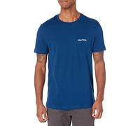 Nautica Maglietta Girocollo da Uomo a Maniche Corte, Estate Blue, XXL