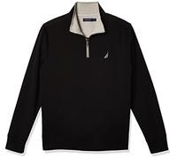 Nautica Men's 1/4 Zip Pieced Fleece Sweatshirt