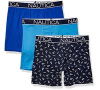 Nautica Men's 3-Pack Classic Underwear Cotton Stretch Boxer Brief