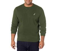 Nautica Men's Basic Crew Neck Fleece Sweatshirt, Pine Forest, X-Large