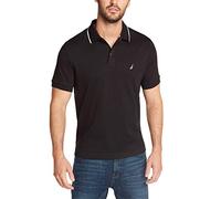 Nautica Men's Big And Tall Classic Fit Short Sleeve Solid Tipped Collar Soft Polo Shirt