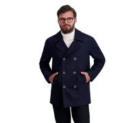 Nautica Men's Double Breasted Wool Peacoat,Navy,Large
