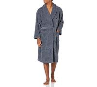 Nautica Men's Long Sleeve Cozy Soft Plush Shawl Collar Robe, Navy (KR06F7), One Size