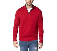 Nautica Men's Quarter-Zip Sweater Maglione, Rosso, 3XL Uomo