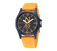 Nautica Men's Quartz Silicone Strap, Blue, 20 Casual Watch (Model: NAPJSS222)