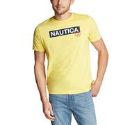 Nautica Men's Short Sleeve 100% Cotton Classic Logo Series Graphic Tee