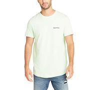 Nautica Men's Short Sleeve Solid Crew Neck T-Shirt, Patina Green, Medium